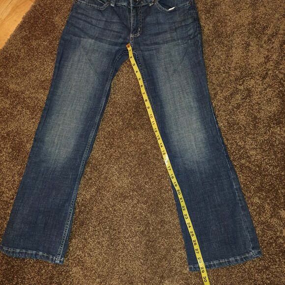 Wrangler Jeans Womens Juniors Size 7 Bootcut Western Rodeo Cowgirl Riding Mid - Picture 2 of 7